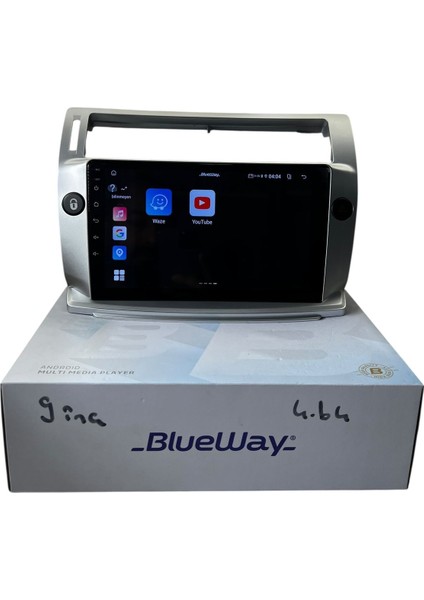 Citroen C4 2004-2010 Blueway 4-64 Profesyonel Oem Multimedia indirimleri