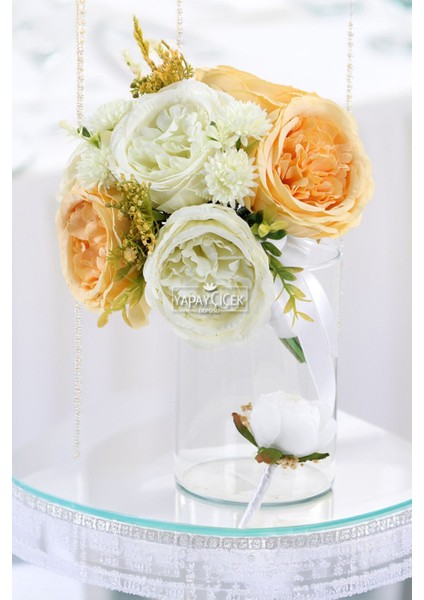 Bahar Anısı Gelin Buketi 2li Set