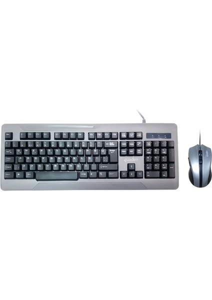 Q USB KMS-101U Trk Multimedia Klavye +Usb Mouse