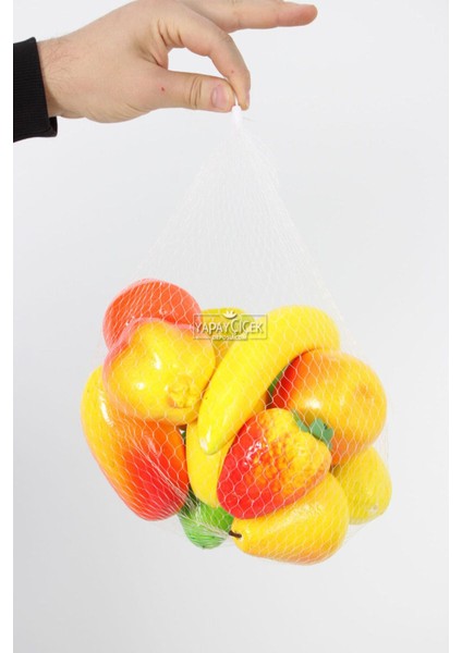 Karışık Meyve Demeti Uzun Ömürlü 12 Adet Renkli Dekoratif Kullanım