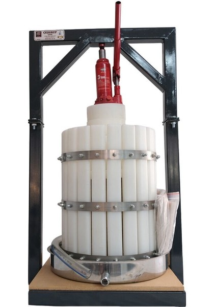 24 Litre Üzüm Sıkma Presi (Polietilen Sepet)