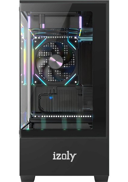 Izoly Venus 3 x 120MM Argb Fan 450W Psu M-Atx Gaming Case modelleri