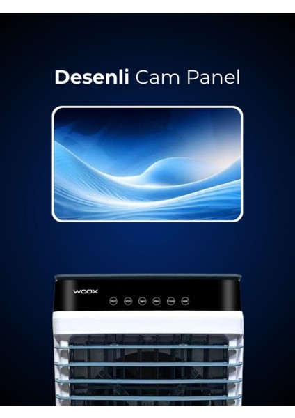 100 Lt Su Kapasiteli, 420 Watt, Otomatik Salınım, Dijital Touch Panel Portatif Hava Soğutucu fırsatları