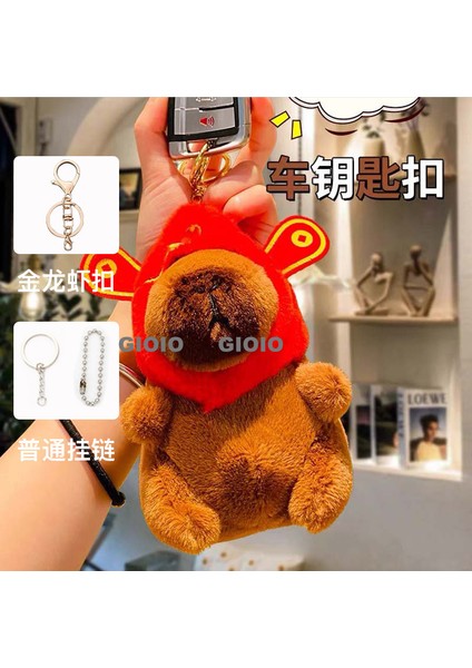 Iyi Şanslar Bebek Sevimli Karikatür Peluş Bebek Çanta Kolye Kız Öğrenci Bebek Asılı Anahtar (Yurt Dışından)