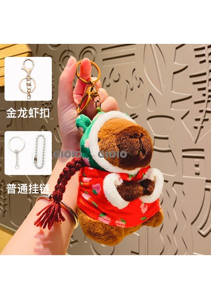 Iyi Şanslar Bebek Sevimli Karikatür Peluş Bebek Çanta Kolye Kız Öğrenci Bebek Asılı Anahtar (Yurt Dışından)