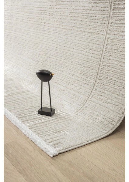 Modern Dokuma Halı Bordürlü Krem Halı Yıkanabilir Oturma Odası Halısı Salon Halısı Mutfak fırsatları