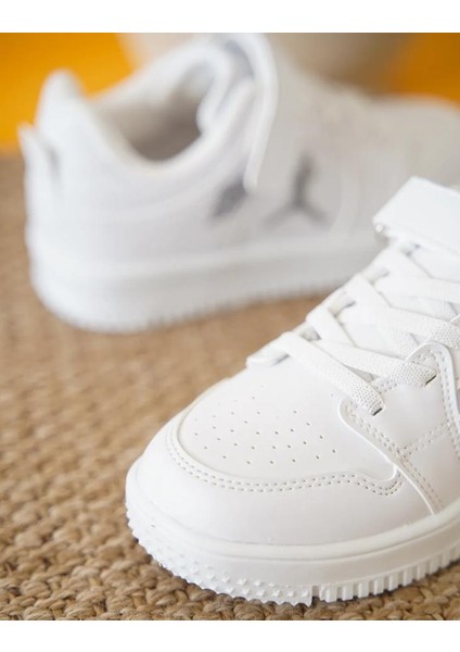 Cool Haykat Unisex Çocuk Cırtlı Sneaker Spor Ayakkabı