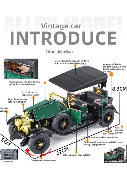 1:24 Alaşımlı Araba Modeli Koleksiyonu (Yurt Dışından) modelleri