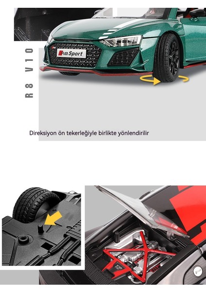 1:24 Alaşım Araba Altı Açık Kapı Oyuncak Spor Araba Modeli Süsleme (Yurt Dışından) fiyatları