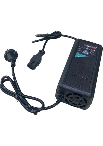 60V Elektrikli Bisiklet Şarj Redresörü (Akü Şarj Cihazı) Otomatik 2.8 A (20 Ah-24 Ah)
