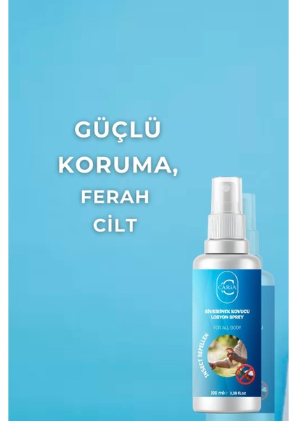 Sinek & Böcek & Haşere Kovucu Güçlendirilmiş Vücut Koruyucu Doğal Sprey 100 ml fiyatları