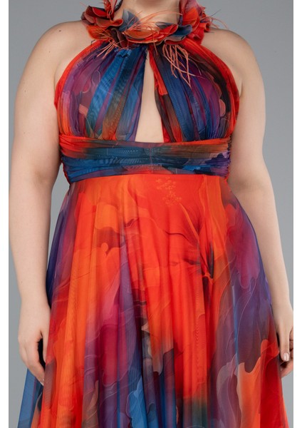 Empirme Uzun Büyük Beden Mezuniyet Elbisesi ABU4902 modelleri