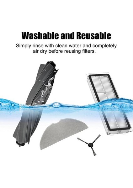 Mova S10 Plus/mova S10 Elektrikli Süpürge Için 8 Parça Yedek Parça (Yurt Dışından) indirimleri