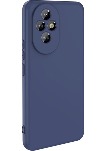 Honor 200 Pro Uyumlu Kılıf Mara Lansman Soft Silikon Içi Kadife Lacivert