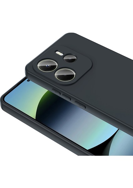 Xiaomi Redmi Note 14 Uyumlu Kılıf Mara Lansman Soft Silikon Içi Kadife Siyah fiyatları