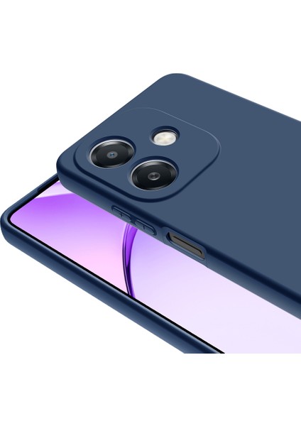 Oppo A3 Uyumlu Kılıf Mara Lansman Soft Silikon Içi Kadife Lacivert fiyatları