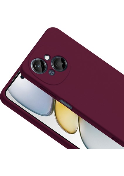 Tecno Spark Go 1 Uyumlu Kılıf Mara Lansman Soft Silikon Içi Kadife Mürdüm fiyatları