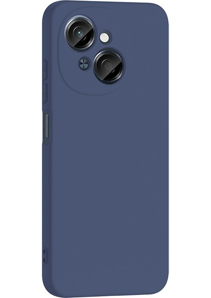 Tecno Spark Go 2025 Uyumlu Kılıf Mara Lansman Soft Silikon Içi Kadife Lacivert