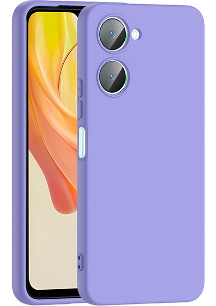 Vivo Y18 Uyumlu Kılıf Mara Lansman Soft Silikon Içi Kadife Lila modelleri