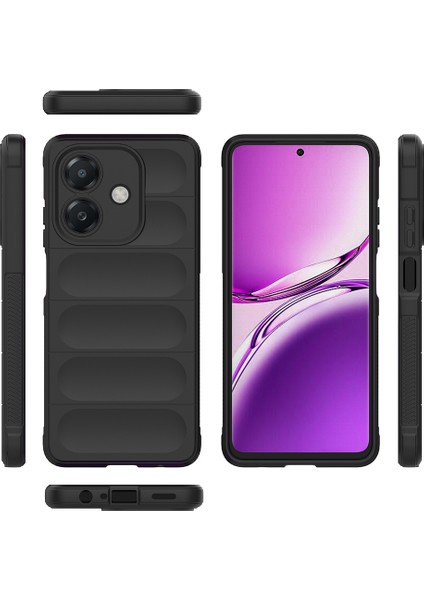 Oppo A3 Uyumlu Kılıf Etnik Optimum Mat Kamera Korumalı Silikon Siyah fiyatları