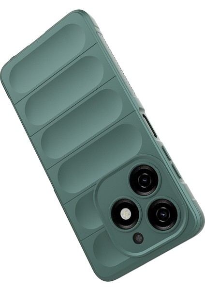 Tecno Spark 20C Uyumlu Kılıf Etnik Optimum Mat Kamera Korumalı Silikon Yeşil modelleri