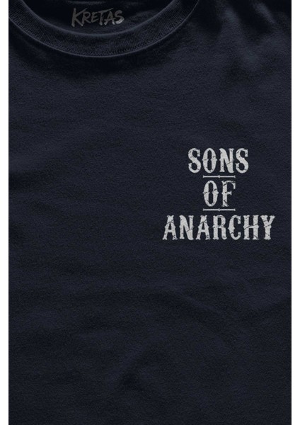 Lacivert Tişört Sons Of Anarchy California Skull Hayalet Minimal Ön Baskılı Tişört Unisex T-Shirt fiyatları