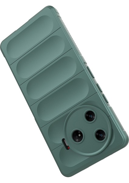 Tecno Spark 30 Pro Uyumlu Kılıf Etnik Optimum Mat Kamera Korumalı Silikon Yeşil modelleri