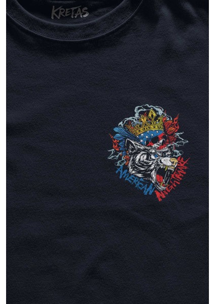 Unisex Lacivert T-Shirt Kaplan Gym Cody Rhodes Wwe Amerikan Güreşi Spor Minimal Ön Baskılı Tişört fiyatları