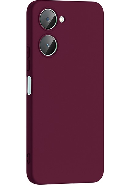 Vivo Y18 Uyumlu Kılıf Mara Lansman Soft Silikon Içi Kadife Mürdüm
