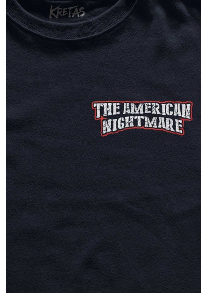 Unisex Lacivert T-Shirt American Nightmare Cody Rhodes Wwe Amerikan Güreşi Gym Ön Baskılı Tişört fiyatları