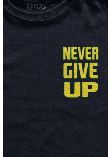 Lacivert Tişört Gym John Cena Wwe Never Give Up Amerikan Güreşi Ön Baskılı Tişört Unisex T-Shirt fiyatları