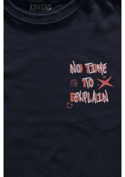 Unisex Lacivert T-Shirt Typography Design Crispy Reality Y2K Grunge Street Grafitti Baskılı Tişört fiyatları