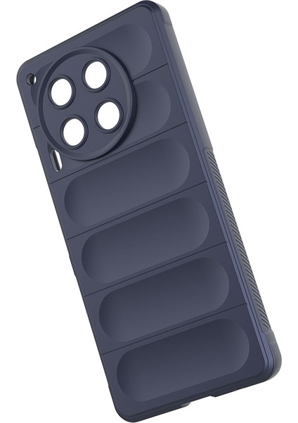 Tecno Camon 30 Uyumlu Kılıf Etnik Optimum Mat Kamera Korumalı Silikon Lacivert modelleri