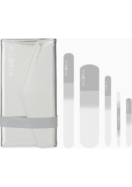 Aılorıa Contour Luxe Cam Törpü Seti, 5’li Lüks Tırnak Bakım Seti