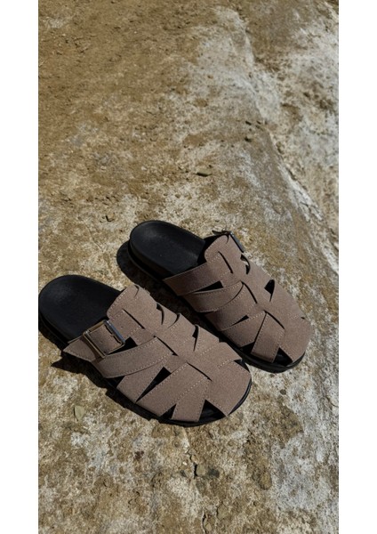 Vizon Süet Sepet Model Tokalı Düz Kadın Terlik fırsatları