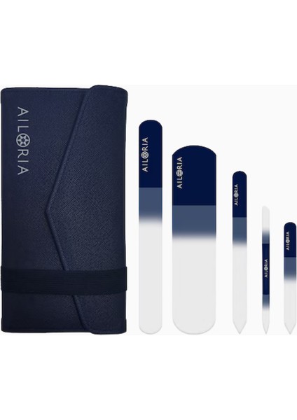 Aılorıa Contour Luxe Cam Törpü Seti, 5’li Lüks Tırnak Bakım Seti