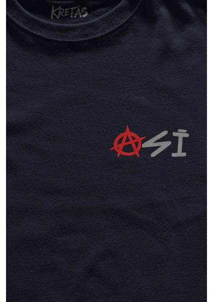 Lacivert Tişört Uçan Kartal Asi Taraftar Baskılı Unisex T-Shirt fiyatları