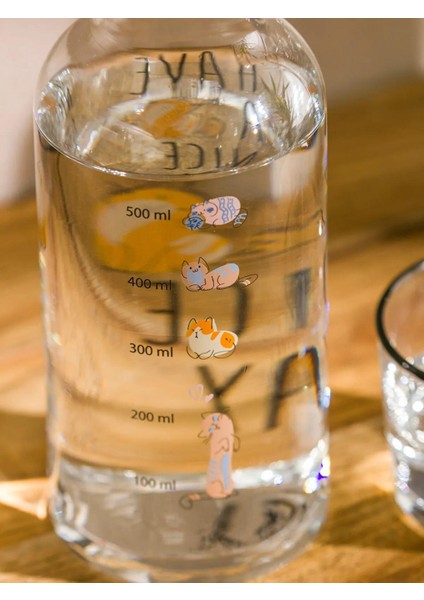 Lcw Accessorıes Kedi Baskılı Cam Sürahi 700 ml (W5) indirimleri