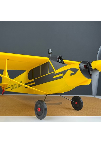 Rc Model Uçak, Piper Cub 800MM Eğitim Uçağı Gövde Kit