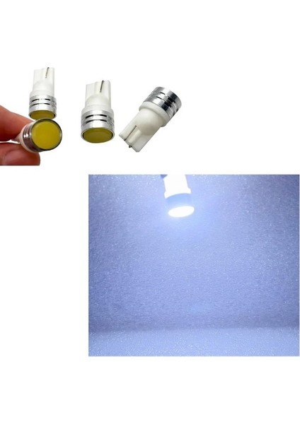 ( 4 x Adet ) 1 Set Soldıer LED T10 Dipsiz Ampul Beyaz (Asker LED Dipsiz T10 Whıte)
