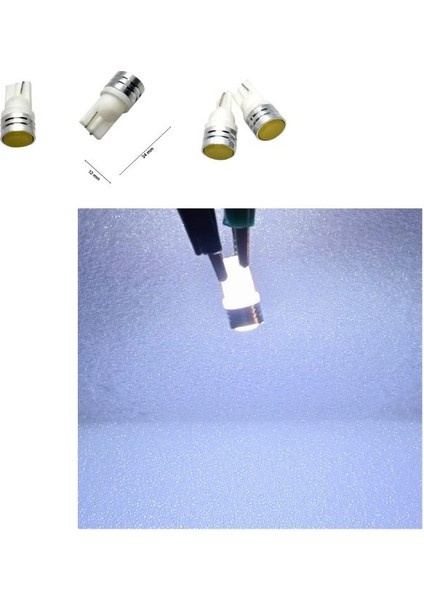 ( 4 x Adet ) 1 Set Soldıer LED T10 Dipsiz Ampul Beyaz (Asker LED Dipsiz T10 Whıte) fiyatları