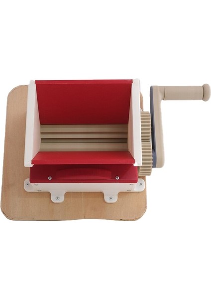 Pla- Ahşap Tabanlı Manuel Üzüm Ezme-Patlatma Makinesi
