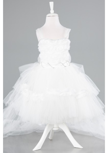 Önü Kısa Arkası Uzun Çocuk Abiye ABO115