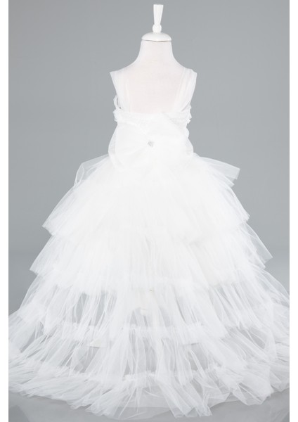 Önü Kısa Arkası Uzun Çocuk Abiye ABO115 fiyatları