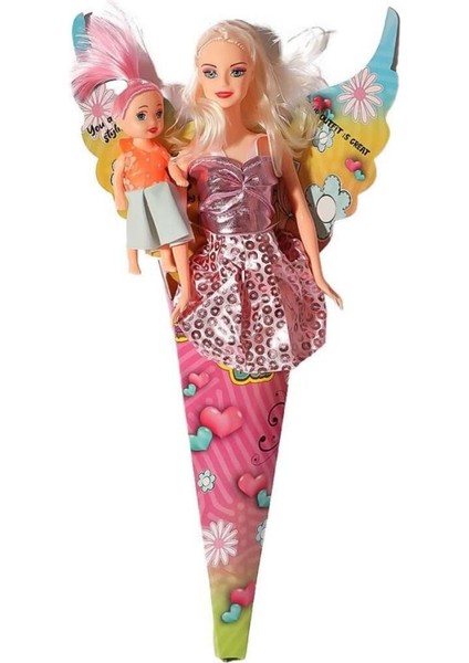 02286 Anlily Külahlı Yavrulu Bebek -Oydaş