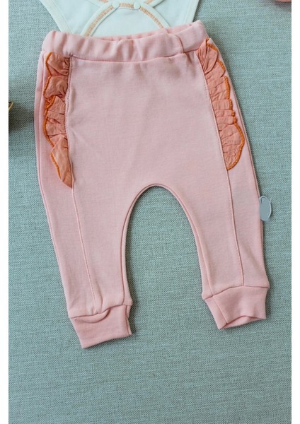 Şık Nakışlı Bandanalı Bebek Takımı modelleri