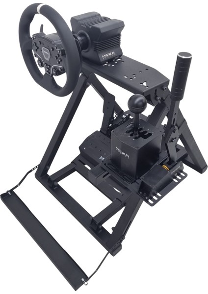 R38 DD Katlanır Direksiyon Standı (Thrustmaster, Logitech, Fanatec, Simagic, Moza Racing)