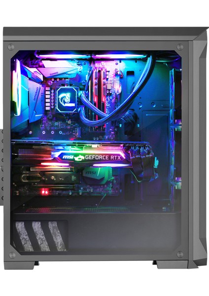 Z5 Surena 4X120MM Argb 1x3.0 2x2.0 USB Gamıng Kumandalı Oyun Bilgisayar Kasası(Psu Yok) fiyatları