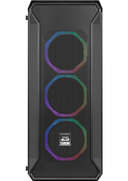 Z5 Surena 4X120MM Argb 1x3.0 2x2.0 USB Gamıng Kumandalı Oyun Bilgisayar Kasası(Psu Yok) fırsatları