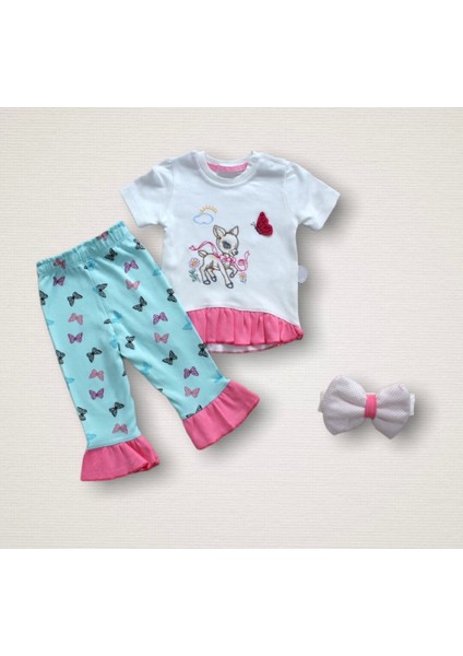 Yumuşak Pamuklu Bebek Takımı - Mint Yeşili modelleri